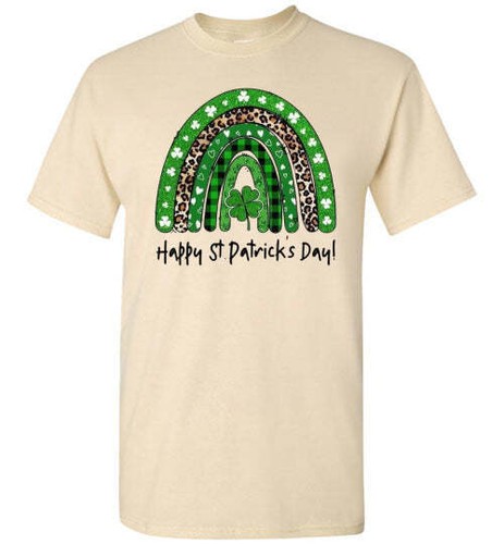 Lucky Irish Rainbow grafisches T-Shirt Top T-Shirt - Bild 20 von 24
