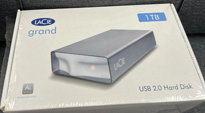 LaCie Grand 1TB USB 2.0 Hard Disk Model#301897KUA External Hard Drive Brand-New