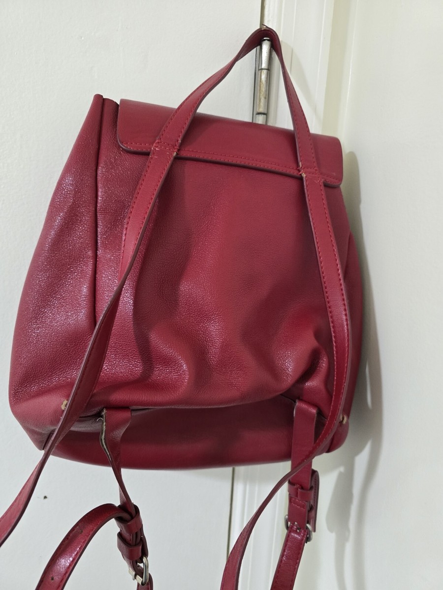 zara, red backpack, os | eBay display picture 2