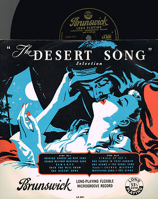 Kitty Carlisle DESERT SONG SELECTION 10'' LP ISAAC VAN GROVE Brunswick UK LA8501