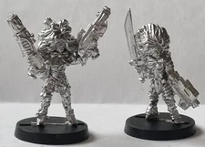 Sci-Fi RPG Amazon Space Pirates Set Oldhammer Type Cyberpunk Fan Sculpt