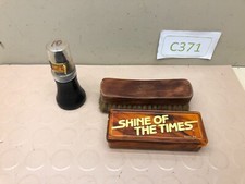 Lot of Vintage Shoe Shine of the times , Esquire Scuff Cote, Wooden Brush