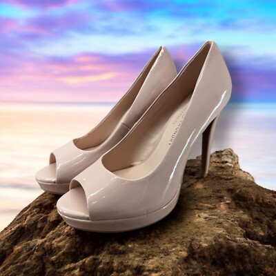 Chinese Laundry Women's Beige Holliston Stiletto High Heel Dress Shoes Pump Sz 9