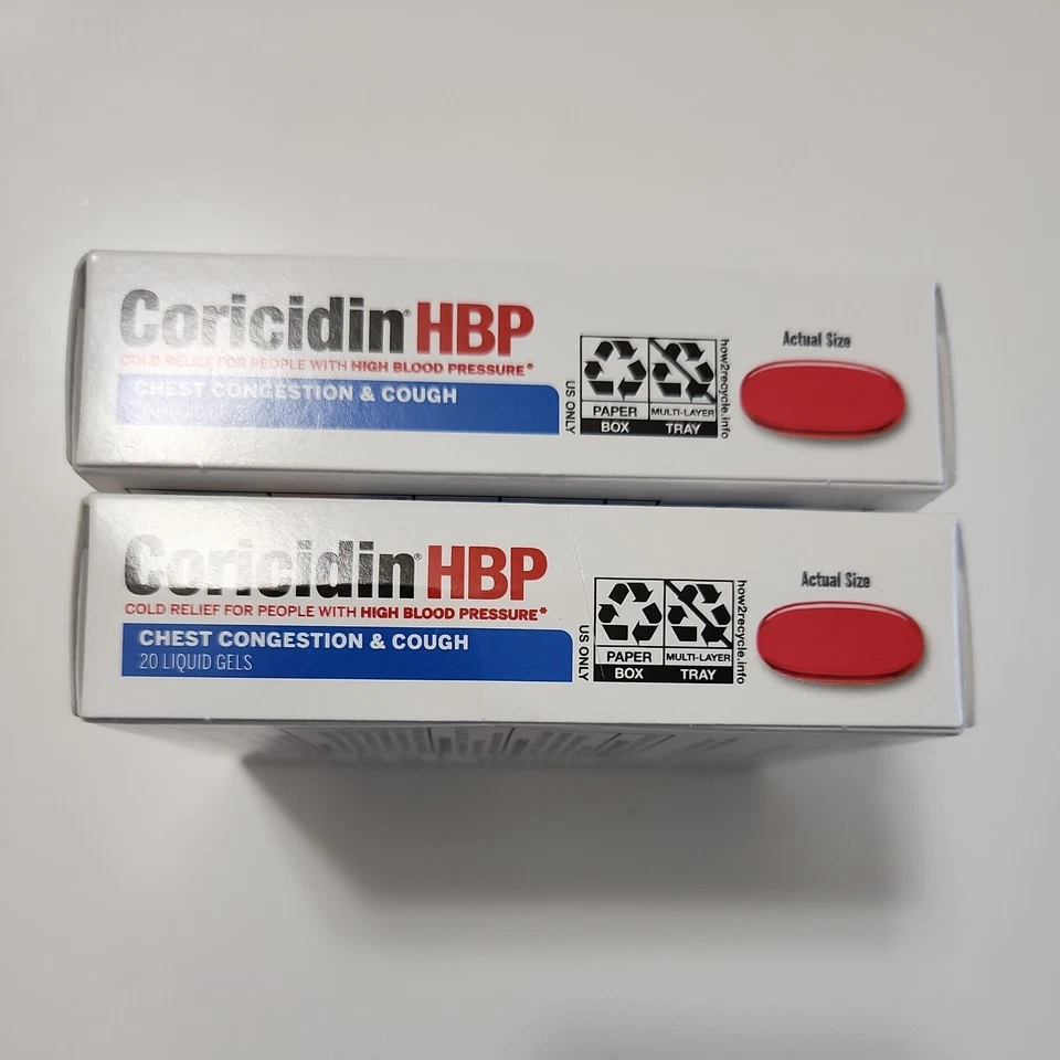 Coricidin Hbp Chest Congestion Cough For High Blood Pressure Exp x2 2026+ - Image 4 of 4