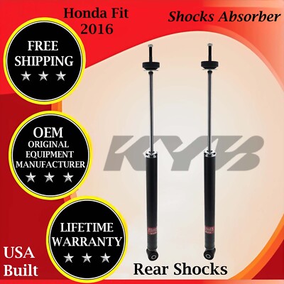 KYB Genuine OEM Rear Shocks For 2016 Honda Fit 1.5L Lifetime Warranty