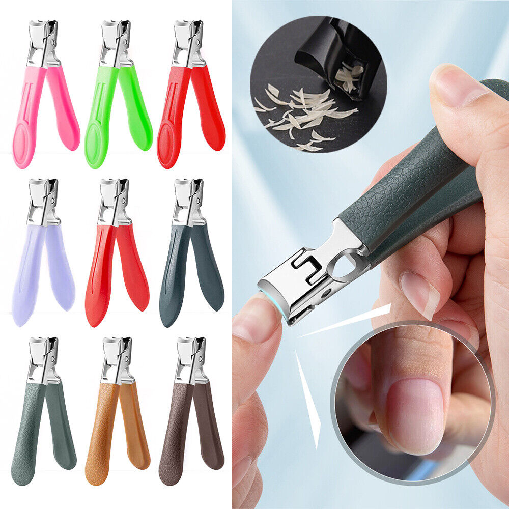 Nail Clippers For Men Thick Nails - Stainless Steel Wide Jaw