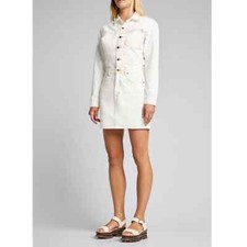 SLVRLAKE Jagger White Denim Mini Dress sz Small $450