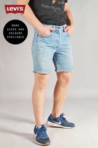 Mens Vintage Levis Short Length Denim Shorts (Grade A) Levi Strauss Various  S | eBay