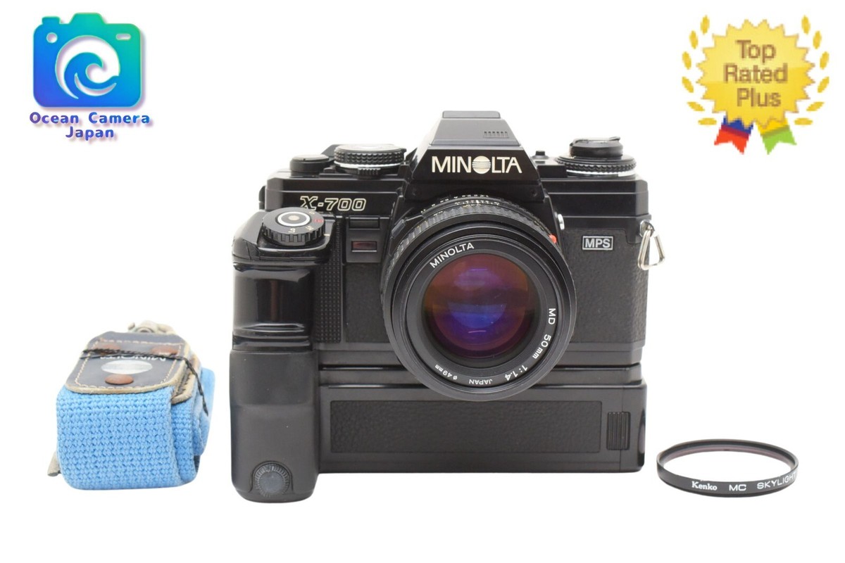 ミノルタ Minolta New x-700 + 50mm F1.4 Minolta X-700 35MM SLR Film Camera with MD mount lens System