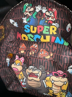 Super Mario Bros Moschino KING BOWSER BACKPACK Very Limited DEAD