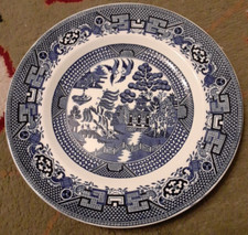 Vintage Swinnertons Old Willow Pattern Dinner Plate 9 3/4" diameter