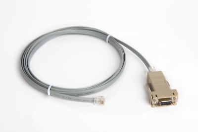 Quality APC PDU Serial Cable Part# 940-0144 For AP7000, 6000, 9000, Gray, 7' Ft.
