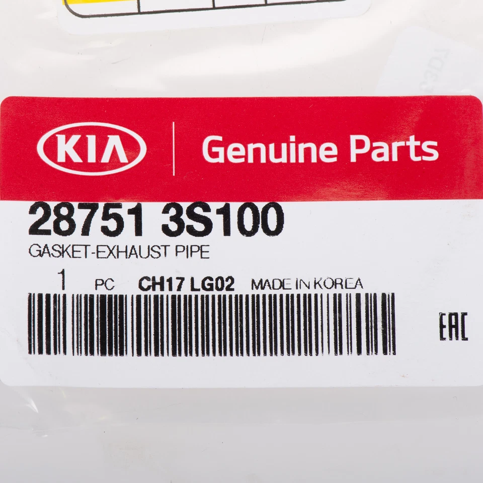 Junta de tubo de escape delantero OEM nueva para Kia Sorento Forte 28751-3S100 2003-2023 Foto 4 de 4