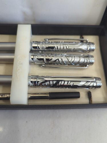 VTG, Silver Chrome Pierre Cardin Pencil & Pen Overlay - Picture 3 of 8