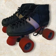 Men's Size 6 Vintage Riedell Roller Skates , Rink Quality, Solid Leather Boot
