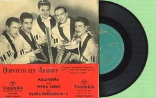 LES AKORD'S / Malagueña D. Hungara COLUMBIA ECGE-70319 Pres Spain 1955 EP VG+