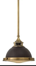 Hinkley Lighting 3122 Bronze Amelia Single Light 11-1/2"W Pendant