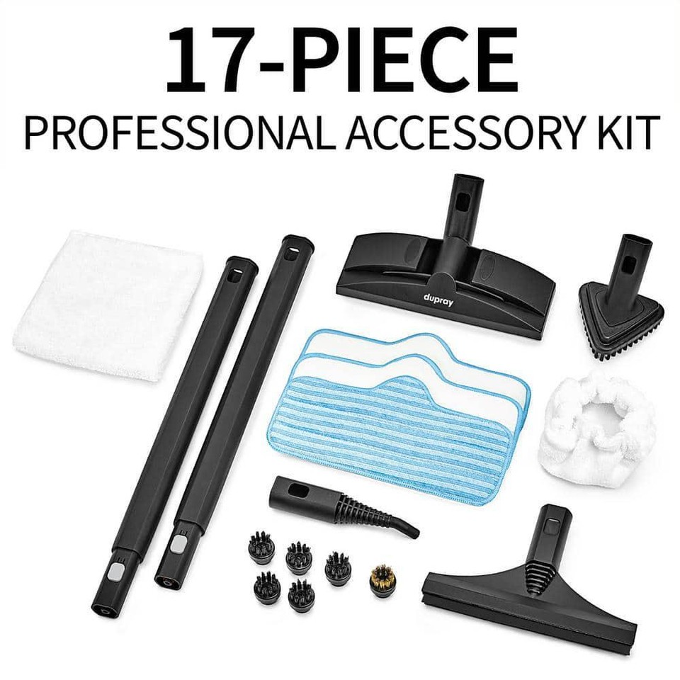 Dupray Steam Cleaner 110V+Handheld+Multisurface+Nozzle+Hose+Wet/Dry