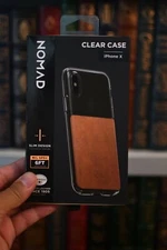 Nomad   iPhone X Clear  Case  Slim Design   6 ft- Military Spec   Leather Apple 
