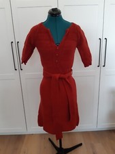 marc by marc jacobs red wool sweater mini dress XS S 