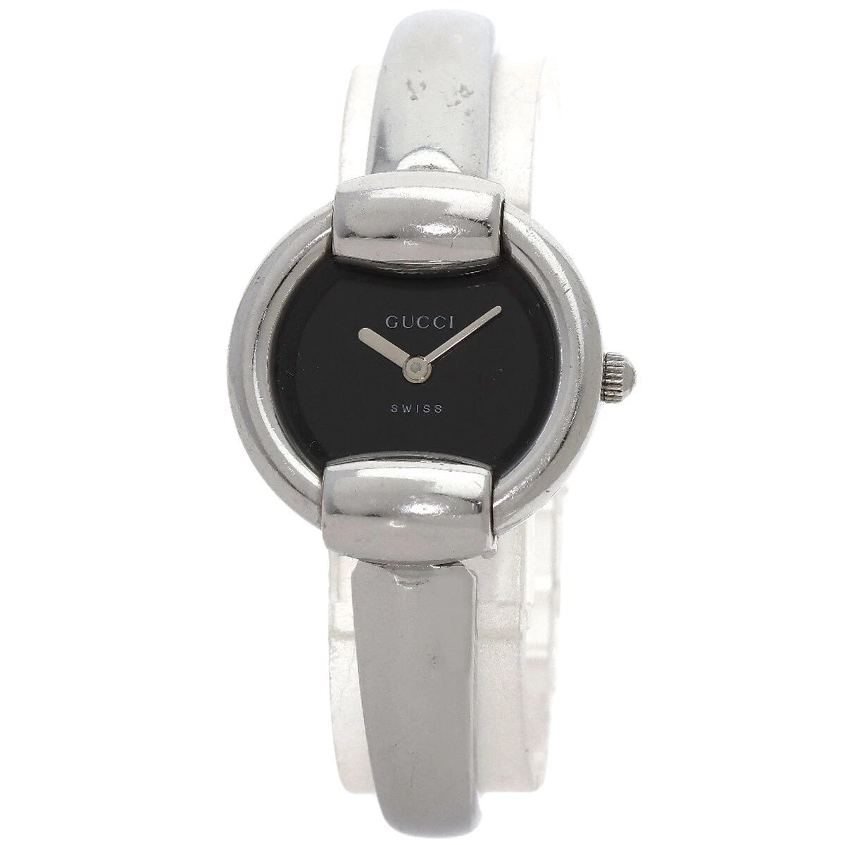 GUCCI Bracelet Visage Rond Montres 1400L Acier Inoxydable/Acier Inoxydable Femme