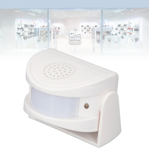 Timbre con sensor de movimiento 32 canciones 4 niveles de volumen interior comercial puerta entrada ajuste - Imagen 19 de 23
