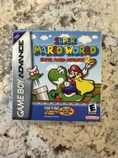 Super Mario World Super Mario Advance 2 (Nintendo Game Boy Advance) Box Inserts