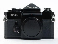 Canon F-1 35mm SLR Film Camera Black Body Late Model Full Frame from Japan