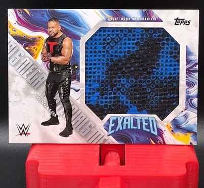 Topps 2025 Exalted WWE Tonga Loa Mega Materials Event used Memorabilia MM-TL