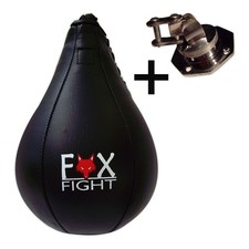 FOX-FIGHT Palla In Pelle + Swivel DREHKUGELLAGERUNG Sacco Da Boxe