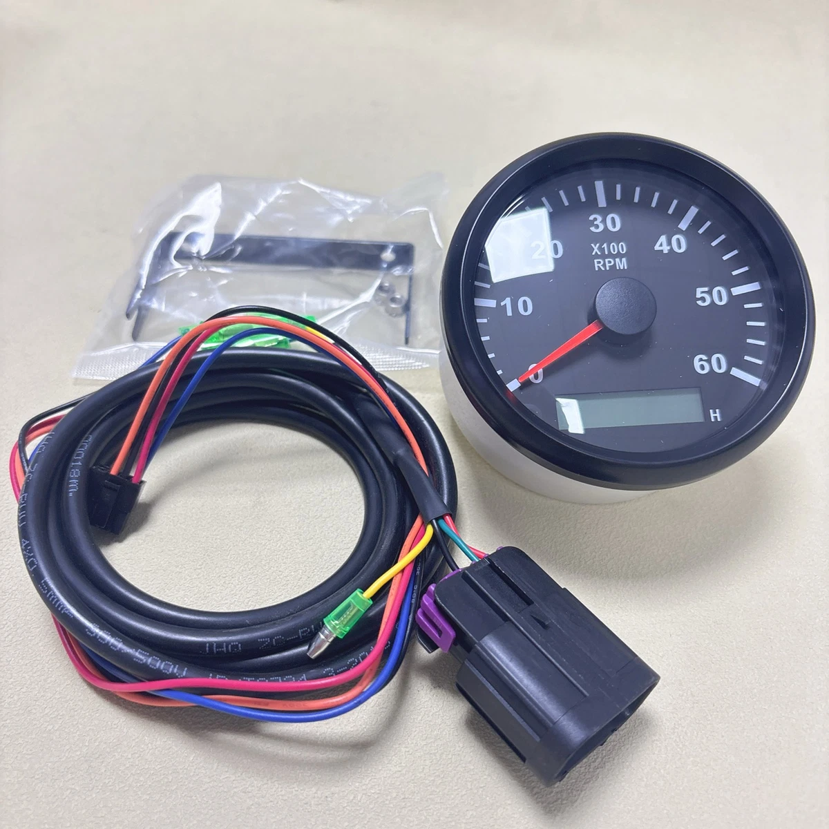 Tacómetro fueraborda 6000 8000 RPM apto para Yamaha Baisei Suzuki 2/4 tiempos