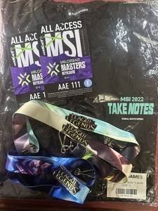 Riot Games League of Legends & Valorant Event Swag.