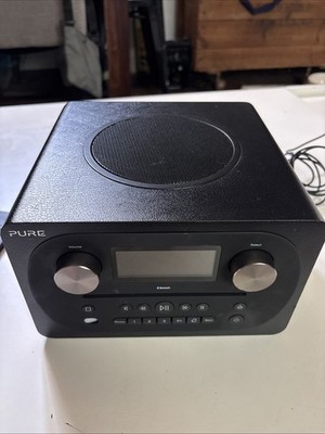 Pure Evoke C-D4 DAB+ UKW Bluetooth Kompaktes All-In-One Musikanlage Schwarz