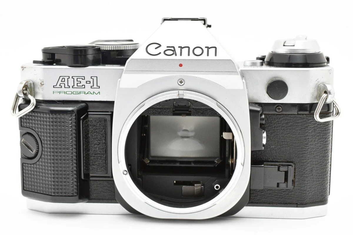 ¡OFERTA! Cuerpo de cámara fotográfica Canon AE-1 Program 35 mm solo de JAPÓN de colección #A47