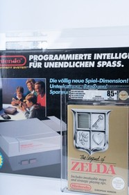 Nintendo NES Retro Gaming Pack (1986 VGA 80)  & The Legend of Zelda (VGA 85+)