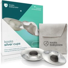 Koala Babycare The Original Nursing Cups 100 Silver   Nipple Regular,