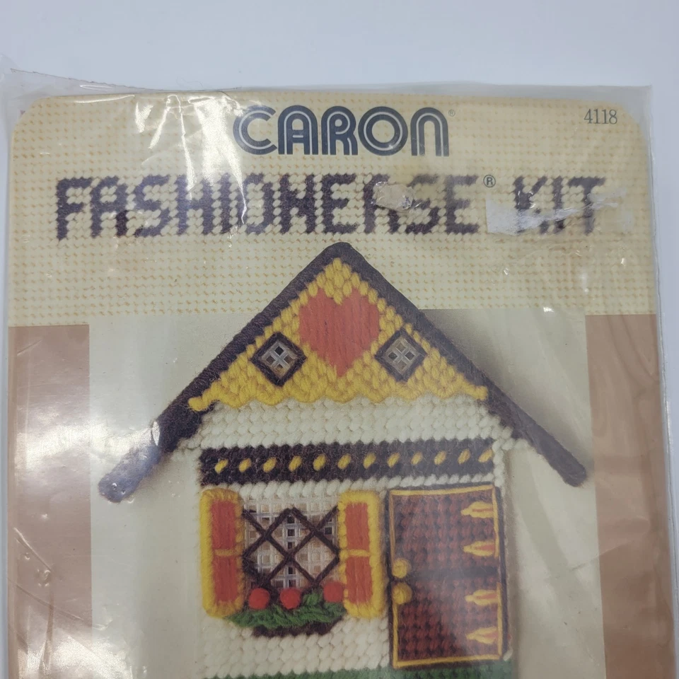 Новый Caron Fashionease набор швейцарский шале ключ держатель #4118 Craft DIY 80-х китчи - Изображение 3 из 4