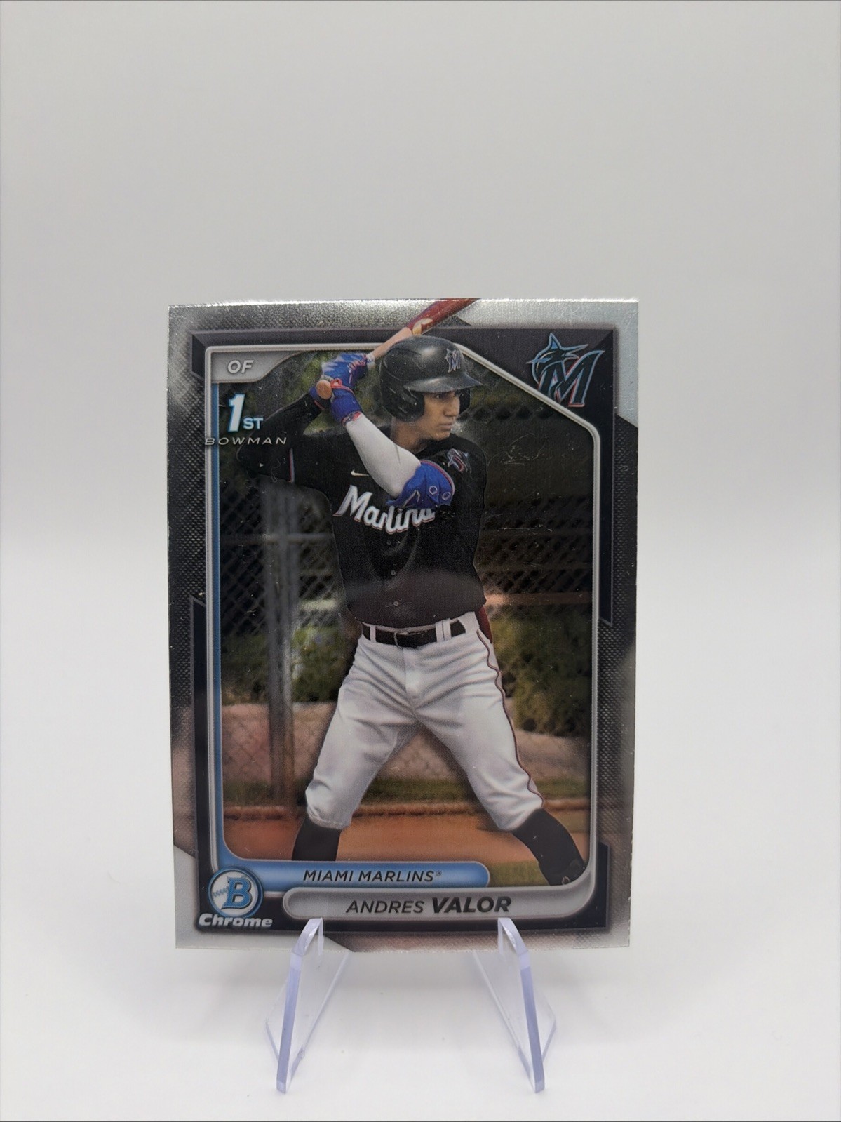 2024 Bowman Chrome - Prospects Andres Valor 1st Bowman #BCP-196 - Marlins￼