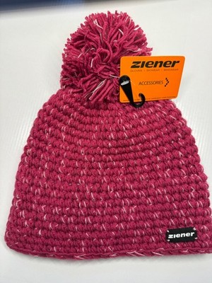 Ziener Interregional Pompom Fuchsia Hat  unisex one size fits most