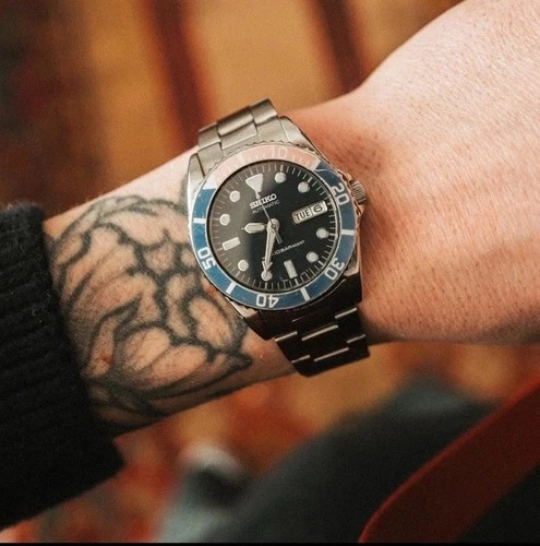 Seiko 7S26-0050 SKX025 Men's Diver Watch, Vintage, Made in Japan, Midsize, Pepsi