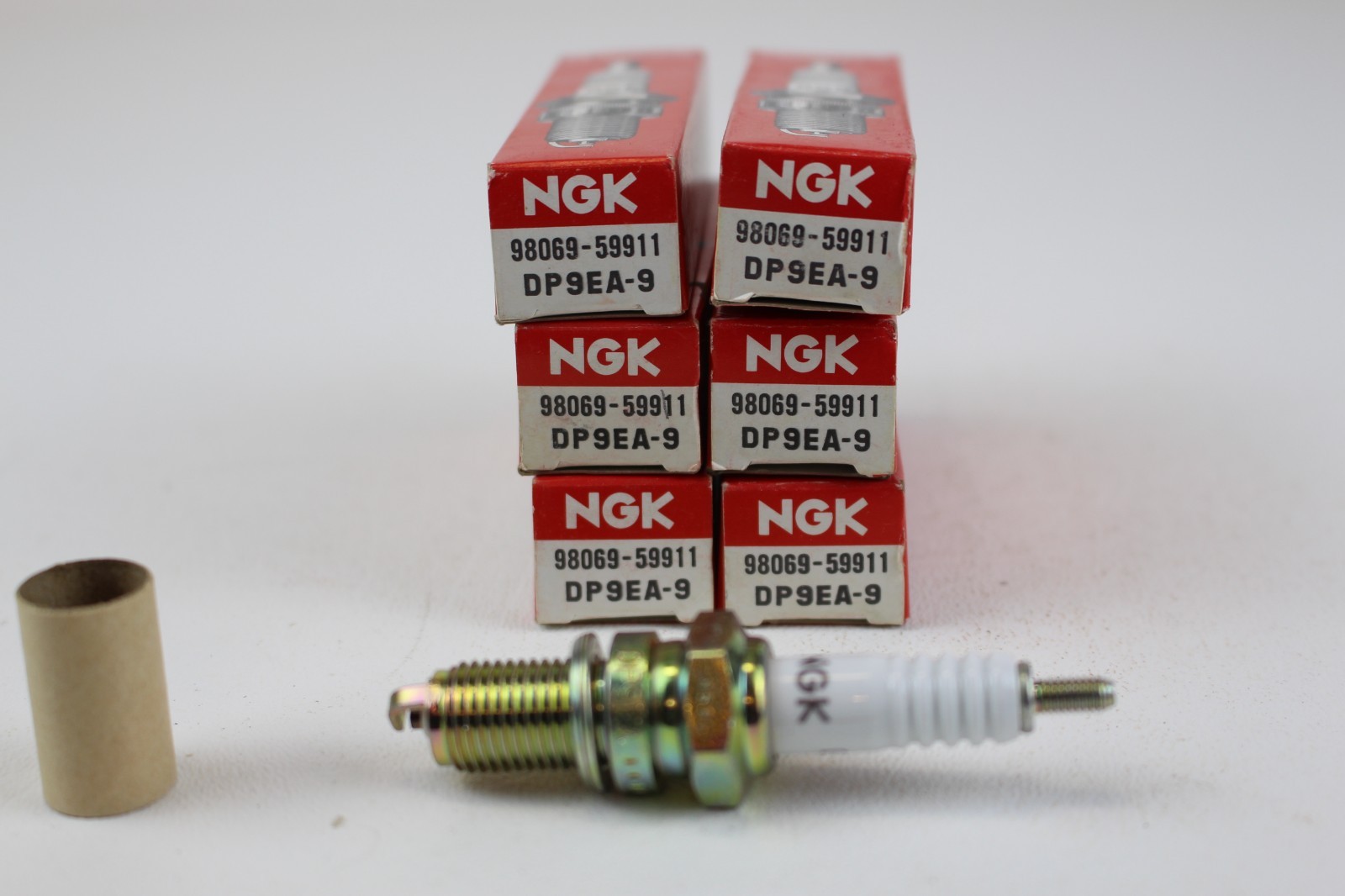 6 pk NGK HONDA DP9EA-9 Stock# 98069-59911 Spark Plugs NOS Made in Japan