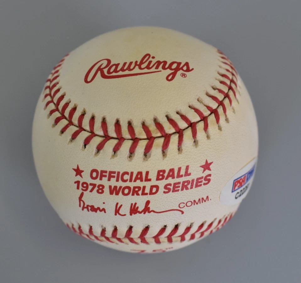 Lou Piniella Signed Autographed 1978 World Series Baseball - PSA/DNA Certified - Image 3 of 4