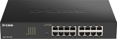 D-Link DGS-1100 Desktop Gigabit Smart Switch, 16x RJ-45, V2 #BY190