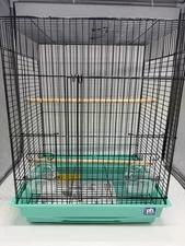Prevue Hendryx 91320 Square Roof Bird Cage 5/8" Cockatiel Parrot Parakeet