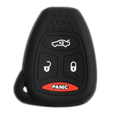 Key Fob Cover For 2006 2007 Jeep Commander Remote Case Rubber Skin Jacket