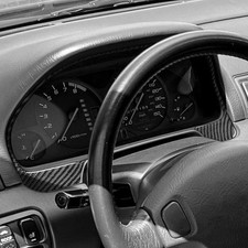 Real Carbon Fiber Dashboard Speedometer Panel Cover Trim For Honda Prelude 97-01 Real Carbon Fiber Dashboard Speedometer Panel Cover Trim For Honda Prelude 97-01