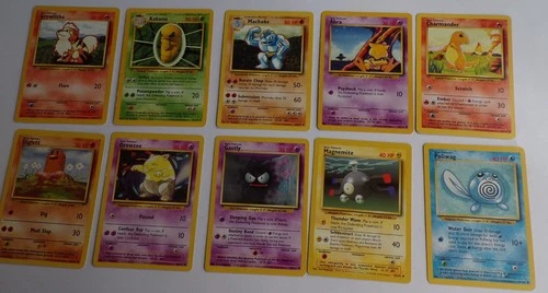 Pokémon TCG Base Set Bundle – 10 Original Cards