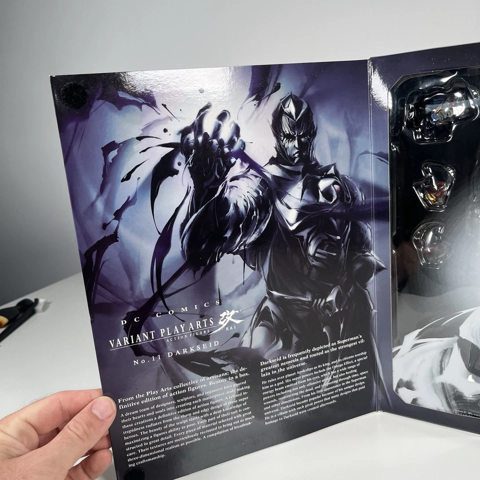 Square Enix Play Arts Kai DC Comics Variant No.11 Darkseid Diecast Figure Statue - Image 3 of 4