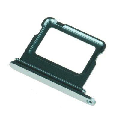 iPhone 16 (Plus) sim tray card slot holder slider part, Blue-Green
