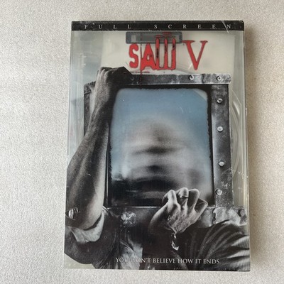 Saw V (DVD, 2009, Full Screen Version) NEW SEALED w Fraying
